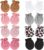 BQUBO Newborn Infant Toddler Mittens No Scratch Cotton Elastic Wrist Gloves Hypoallergenic for 0-6 Months Baby Boys Girls