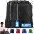Handy Laundry Nylon XL – Large Capacity with Locking Drawstring, Machine Washable, Fits Laundry Baskets or Hampers, Holds 3 Loads of Clothes – Black (Pack of 2)