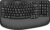 Ergonomic Wireless Keyboard with Wrist Rest, Wave Keys, Comfortable Natural Typing, 2.4GHz Ergo Wireless USB Computer Keyboard for Large Hands, Windows, Mac, Laptop, PC (Black)