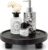 EOSAHR Modern Wood Riser for Display : Farmhouse Pedestal Stand for Kitchen Counter and Home Decor, Round Waterproof Display Tray for Soap on Sink (Black)