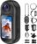 4K Mini Body Camera with Audio and Video Recording, Tiny Body Cam Action Camera with 1.5″ Screen, 6‑Axis EIS, WiFi + Bluetooth, Portable Clip On Wearable POV Camera for Motorcycle Helmet, Sports, Pet
