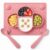 ROCCED Suction Plates for Baby Placemat Spoon Fork Set for Toddlers, Silicone Baby Plates with Suction Baby Dishes for Kids Plates-pale mauve