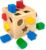 Melissa & Doug Shape Sorting Cube – Classic Wooden Toy With 12 Shapes
