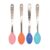 Nuby 2-in-1 Hot Safe Feeding Spoons – (4-Pack) Baby Spoons for Safe Feeding – 4+ Months