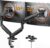 ErGear Dual Monitor Arm, Full Adjustable Monitor Mount for 13–32″ Screens, Fast Install Computer Monitor Stand with Tool-Free VESA Mount, Max Load 19.8 lbs, Max VESA 100x100mm