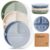 KeaBabies Suction Plates with Lids for Baby – 3-Pack 100% Silicone Toddler Plates with Suction, Divided, BPA-Free Baby Led Weaning Essentials for Kids, Dishwasher, Microwave Safe, Durable (Slate)