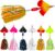 Spinnerbait Fishing Lures Kit, 6pcs Bass Fishing Buzzbait Lures Hard Metal Spinner Baits Swim Jigs for Bass Trout Salmon Pike Freshwater Saltwater