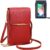 Phone Purse Crossbody Bags for Women, Small Touch Screen Travel Wallet, Anti Theft Leather Messenger Bag