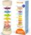 Rain Stick Montessori Baby Toys for 6-12 Months 1 Year Old, Wooden Rainmaker Infant Musical Sensory Toy, Baby Shower Gift for Newborn Toddler Boys Girls, 7.7″