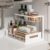 REALINN Under Sink Organizer, Pull Out Cabinet Organizer 2 Tier Slide Out Sink Shelf Cabinet Storage Shelves, Under Sink Storage for Kitchen Bathroom Cabinet, White, 1 Pack