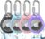 UNBREAKcable AirTag Holder for Apple – 4 Pack Air Tag Case [Professional Carabiner] [Waterproof] [Shockproof] TPU AirTag Keychain for Kids, Pets, Keys, Luggage, Backpacks