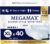 NorthShore MegaMax 12-Hour HBL Adult Diapers for Heavy Bladder Leaks, X-Large, 40 Count, White, 50-60 inches, Tab-Style Incontinence Underwear for Men, Women & Teens