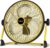 Geek Aire Rechargeable Outdoor High Velocity Camping Floor Fan, 16” Portable Battery Operated Fan with Metal Blade for Garage Camping Gear Accessories