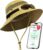 GearTOP Wide Brim Sun Hat for Men & Women, UPF 50+ Fishing Hat with Detachable Neck Flap & Face Cover Gardening Boonie Sunhat