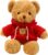 11.8 inches Teddy Bear Stuffed Animals Soft Plush Cute Teddy Bear Doll for Boys Girls (Red)