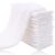 Cute Castle 12 Pack Muslin Burp Cloths for Baby – Ultra-Soft 100% Cotton Baby Washcloths – Large 20” by 10” Super Absorbent Milk Spit Up Rags – Burpy Cloths for Unisex, Boy, Girl – White