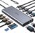 USB C Laptop Docking Station Dual Monitor HDMI for Dell/Lenovo/HP Laptop 14 in 1 USB C Hub Multiport Adapter Dongle Dock USB C to 2 HDMI 4K+DisplayPort+Ethernet+4USB+2USB C+100W PD Charger+SD/TF+Audio