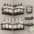 Veken Corner Shower Caddy 5-Pack, Advanced Rustproof Design, No Drilling Adhesive Shelves, Rack with Soap Holder, Large Capacity Bathroom Organizers and Storage, Wall-Mounted Kitchen&Home Decor,Black