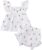 Jecson Newborn Baby Girl Summer Clothes Infant Girl Outfits Sleeveless Ruffle Top and Bloomers Shorts Set 0 3 6 12 Month