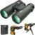 Adorrgon 15×45 HD Binoculars for Adults High Powered with Phone Adapter, Tripod and Tripod Adapter – Large View Binoculars with Clear Low Light Vision for Bird Watching Cruise Travel
