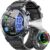 Military Smart Watch for Men with Dual-Band GPS, 5ATM Waterproof, 1.43” AMOLED Fitness Watch, Heart Rate Blood Oxygen Sleep Monitor, 160+ Sport, Bluetooth Calling Smartwatch for Hiking Running Outdoor