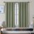 Simplebrand Ava Sage Green Blackout Curtains for Bedroom 63 Inch Length 2 Panels Set, Solid Thermal Insulated Energy Saving Rod Pocket Window Treatment Curtains Blackout Drapes, W40 x L63 Inch, Sage