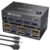 Dual Monitor HDMI KVM Switch 2PC 4K@60Hz Simulation EDID,HDMI USB 3.0 Switch Extended Display 2 Monitors 2 Computers with USB 3.0 Cables and Wired Controller