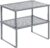 SONGMICS Spice Racks, Set of 2 Metal Cabinet Shelf Organizers, Countertop Organizers, Shelf Risers, Stackable, Expandable, Silver UKCS01SV