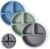 WeeSprout Suction Plates with Lids for Babies & Toddlers – 100% Silicone, Dinnerware Stays Put, Divided Design for Picky Eaters, Microwave & Dishwasher Friendly, 3 Pack