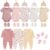 Ruliby New Born Clothes Cotton Layette Gift Set Unisex Baby Outfit and Accessories Newborn Essentials Must Haves