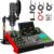 Podcast Microphone Bundle with Live Sound Board Audio Mixer, Podcast Equipment Bundle with 3.5mm Condenser Microphone(P15) for Pc/Phone Live Streaming Singing Gaming, Voice Changer, Denoise