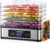 OSTBA Food Dehydrator, 5 Stainless Steel Trays, 400W Powerful Drying, 48H Timer & 95–160°F Temp Control, Quiet Small Dryer for Jerky, Fruits, Herbs, Mushrooms, BPA-Free, Recipes Included