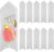 Fishing Lure Wraps 10 Packs Clear Lure Covers Keeps Fishing Safe Easily See Lures Hook Covers Bait Storage Protector Keep Fishermen Safe from Sharp Hook