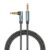 AUX Cord 6ft, 3.5mm Stereo Audio Cable 90 Degree Right Angle Nylon Braided Male to Male for Car, Headphones, Speaker, PS4/PS5, PC, Tablets – Hi-Fi Sound Portable TRS Auxiliary Cable