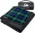 Large Waterproof Outdoor Blanket Thick Fleece 80″ x 58″ | Windproof Stadium Blanket, Wearable Poncho, Machine Washable for Camping, Car, Pet, Picnics – Green Check