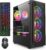 STGAubron Gaming PC Computer Desktop, Intel Core i7 up to 3.9GHz, Radeon RX 580 8G Video Card, 16GB RAM, 1TB SSD, WiFi 6, BT 5.0, RGB Fan x 6, Windows 11 Home