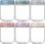 NETANY 6-pack 16 oz Overnight Oats Containers with Lids, Glass jars with Airtight Lids, Wide mouth Mason Salad jars, Glass Food Storage Containers for Snacks Yogurt Spice Sugar