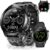 GTX2 Military Smart Watch Built-in GPS AMOLED Compass for Men | Fitness Tracker Watch 1.43″ AMOLED Screen Altitude Barometer 3ATM Waterproof with Health Monitor for Android iOS Outdoor