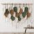 KHOYIME Large Macrame Wall Hanging Boho Woven Tapestry, Chic Home Decor Modern Bohemian Handmade Leaf Feather Wall Art Decorations for Apartment Dorm Living Room Bedroom Nursery Backdrop 39″W X 29.5″L