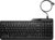 HP 400 Backlit Wired Keyboard (Ash Wired) – Warm White LED Illuminated Keys w/ 3 Brightness Levels – Slim & Portable Design – 12 Programmable Keys – Spill-Resistant, Sanitizable