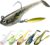 TRUSCEND Shadtale Easy Catch Soft Fishing Lures with BKK Hooks – Trembly Sinking and Vibrating Swim for More Bites, Pre-Rigged Swimbaits for Bass, Trout, Crappie, Walleye, Freshwater Saltwater Fishing