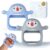Smily Mia Baby Teething Toys for 0-6Months, Penguin Teethers for Babies 3-6Months | Hand Teether for 0-6M |Teething Mittens for Teething Relief, Baby Pacifier |New Born Essentials, 2Pack