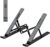 Adjustable Laptop Stand, Portable Laptop Riser for Desk | ABS+Silicone Foldable Ventilated Cooling Notebook Holder Stand for 10-15.6” Laptops, Tablets