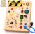 Konijiwa Busy Board – Montessori Toys for 1-3 Years Old Boys & Girls | Sensory Toys for Kids with Autism | Toddlers Learning Activity for Early Development (Busy Board v2)