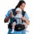 MOMTORY Safety-Certified 6-in-1 Baby Carrier Newborn to Toddler, Black | Plus Size Friendly, 6 Carry Positions, Ergonomic Hip Support, Cozy Baby Carrier with Hipseat for 7-50lbs, All Seasons