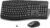 Wireless Keyboard and Mouse Combo, 2.4G Full Size Quiet Ergonomic Curved Keyboard for Natural Typing, 3-Level DPI Adjustable Silent Mouse for Windows, Mac OS, Desktop/Laptop/Office and Home (Black)