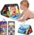 URMYWO Tummy Time Toys – Black and White High Contrast Baby Toy for Newborn – Baby Visual Stimulation Mirror – Montessori Sensory Crinkle Toy for Infant 0-3-6-12 Months – Boy Girl Shower Gifts