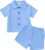 Jecson Baby Boy Clothes Baby Boy Outfits Baby Boy Summer Clothes Cotton 2 Piece Set with Button Down Shirt and Shorts 0-3T