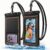 UNBREAKcable Floating Waterproof Phone Pouch 2 Pack, IPX8 Waterproof Phone Case Dry Bag Kayak/Beach/Cruise Travel Essentials, Water Proof Pouch for iPhone 17 16 15 Pro Max, Samsung S25 Ultra S24-7