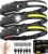Rechargeable Headlamp 3PCS, 230° Wide Beam Head Lamp, Motion Sensor LED Headlamp Rechargeable, 5Mode Bright Headlamps for Adults, Head Lights for Forehead, Hard Hat Headlight, Camping Essentials Gear